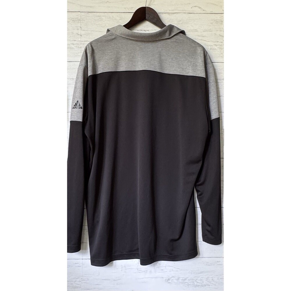 adidas Men's Primegreen Long Sleeve Polo Shirt Size XL - Picture 3 of 6